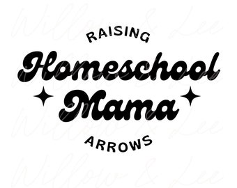 Homeschool Mama Sublimation PNG, Homeschooling PNG, Homeschool Mom, Christian PNG, Raising Disciples, Raising Arrows Png, Commercial Use