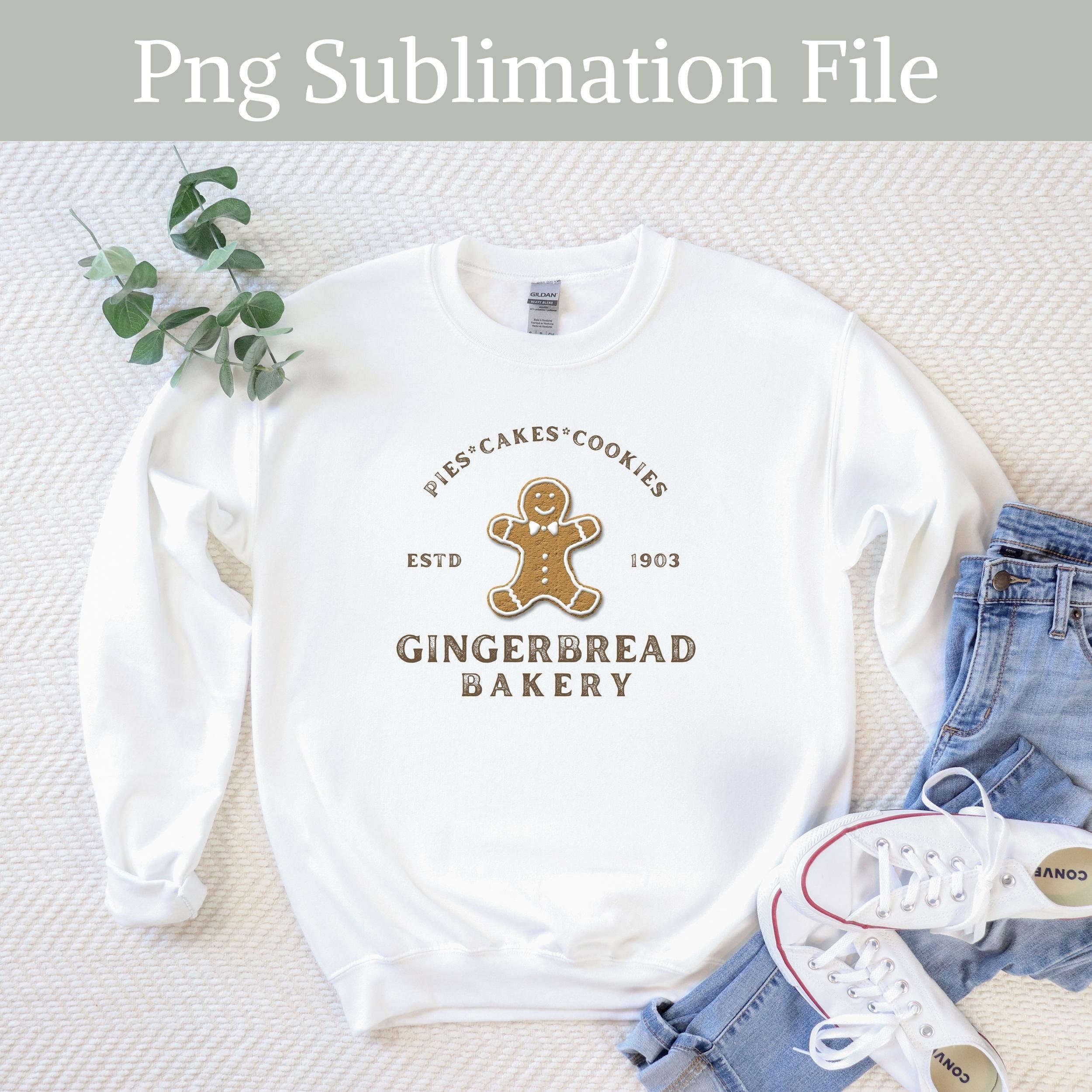 Gingerbread Bakery Png, Gingerbread Bakery Sublimation, Gingerbread ...