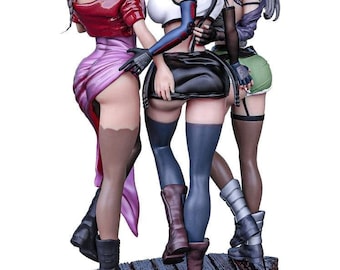 Final Fantasy Girls STL 3DPrint