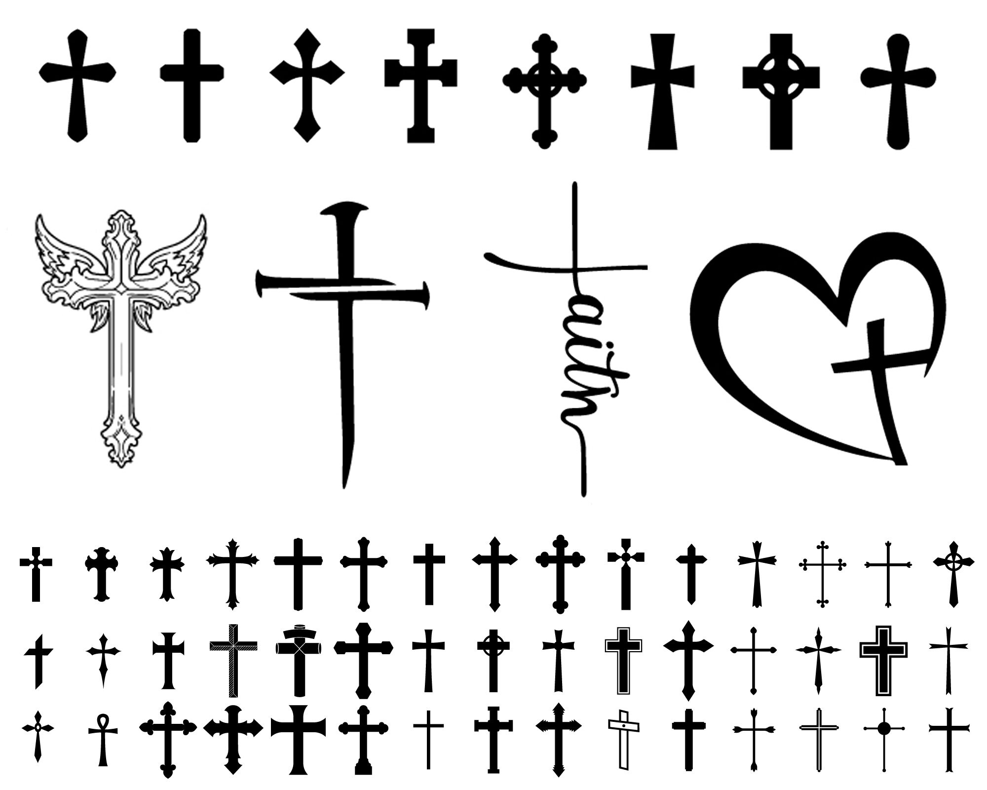Kreuz Plotterdatei, Kreuz Clipart, Kreuz Plotterdatei, Kreuz Clip Art