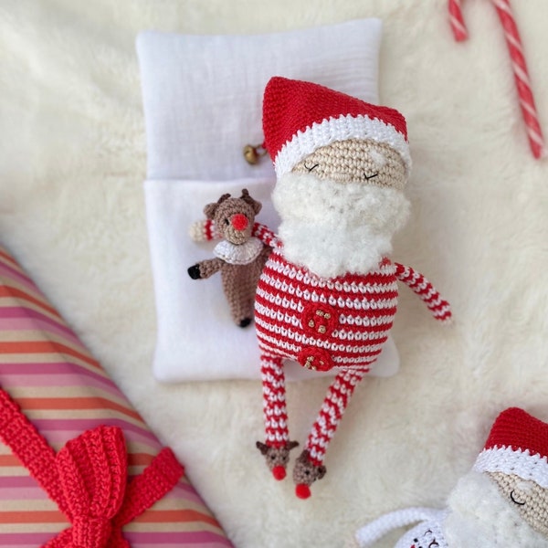 Patron père Noël au crochet / Santa Claus crochet pattern