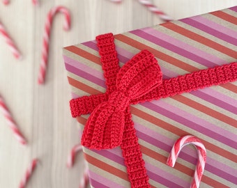 Gift box pattern and its crochet knot