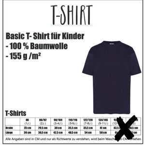 personalisiertes T-Shirt mit Namen und Jahreszahl zur Einschulung / Schulkind / 1. Schultag / i-Dötzchen / Mädchen / Junge / Herz/ Stern Bild 5