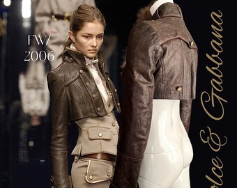 ジャケット・アウター Christian Dior FW2006 Leather Blazer Christian Dior FW2006 Leather Blazer