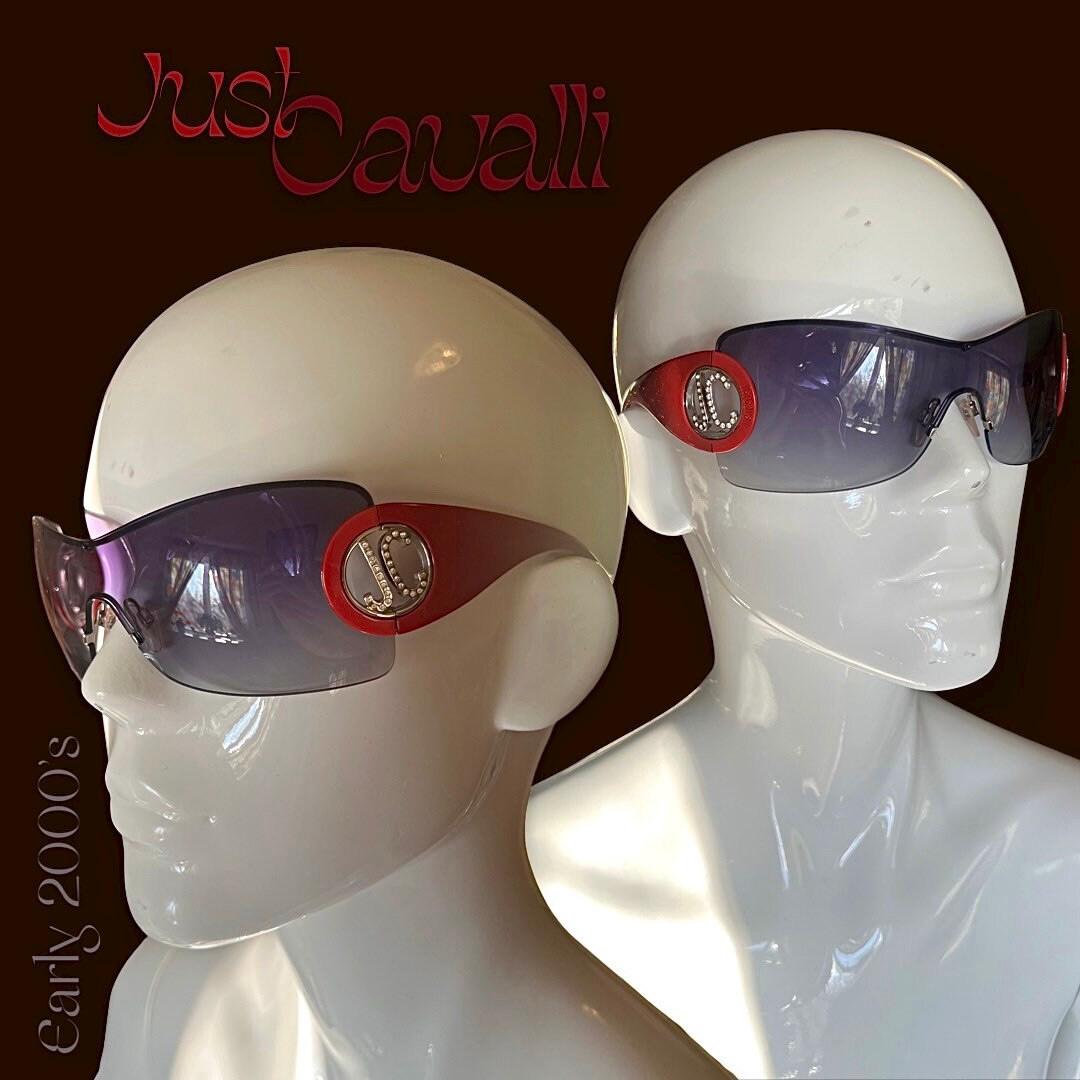 Roberto Cavalli Rimless sunglasses y2k sunnies NOS Roberto Cavalli SRC043-0300 Cateye Rimless Sunglasses in  main image 3