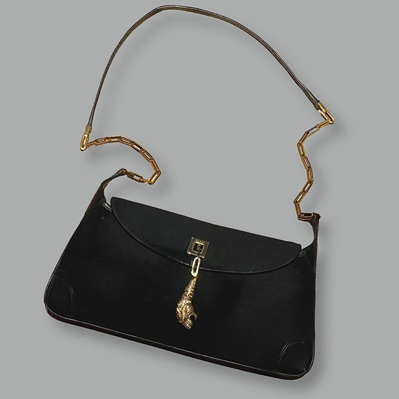 Iconic Gucci by Tom Ford Fall/winter 2000 Black Suede Lion