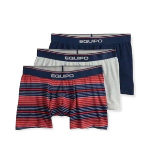 Equipo Men&#39;s 3-Pack Boxer Briefs (Navy Assorted)
