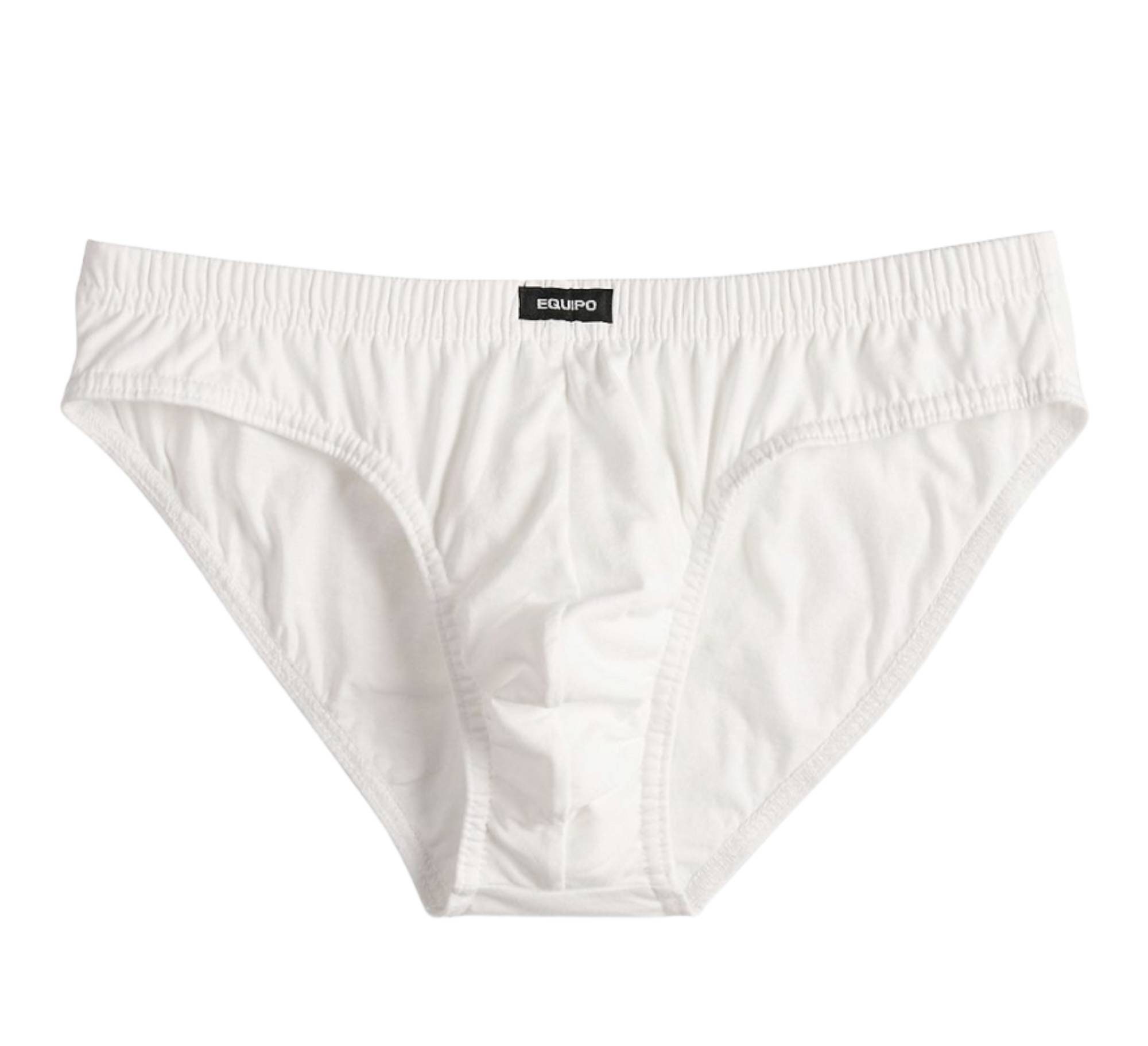 Equipo Men's 5-pack Solid White Bikini Briefs 