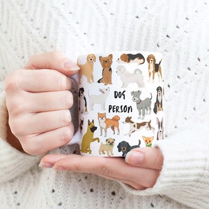 Dog Person Mug - Dog Mom Coffee Mug, Dog Lover Mug, Cute Dog Mug, Gift for Dog Lover, Gift for Dog Mom, Dog Mom Mug, Dog Owner Mug