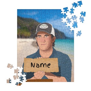 Personalized Survivor Puzzle - Personalized Jeff Probst Puzzle, Custom Survivor Puzzle, Survivor Jigsaw Puzzle, Survivor Gift, Survivor Show