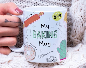 My Baking Mug - Gift for Baker, Baker Gift, Baking Lover Gift, Baking Mug, Baker Mug, I Love Baking, Cute Baking Mug