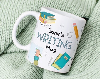 Personalized My Writing Mug #2 - Personalized Writing Mug, Custom Writing Mug, Personalized Author Mug, Custom Author Mug, Nanowrimo Mug