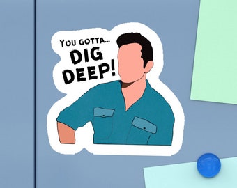 Jeff Survivor Magnet - Survivor Magnet, Jeff Probst, Jeff Probst Magnet, Survivor Show Magnet, Survivor Gift, Gift for Survivor Fan