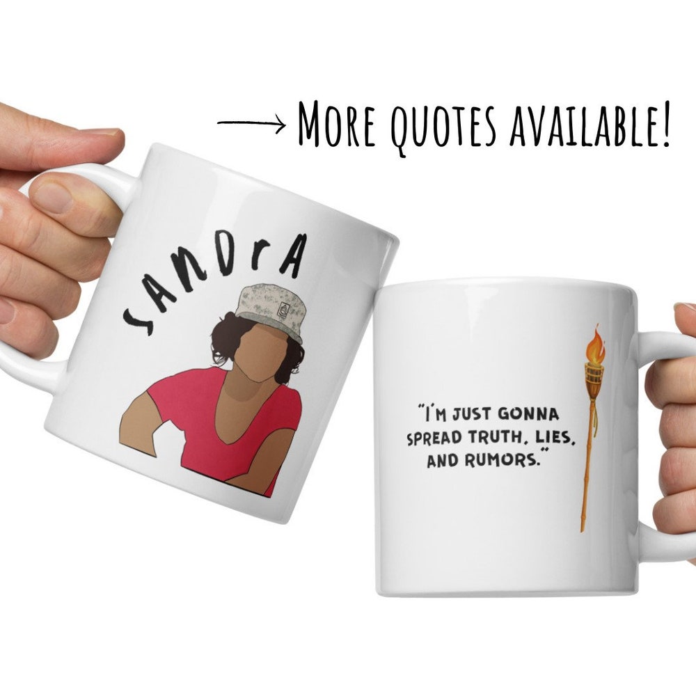 Sandra Survivor Mug - Survivor Mug, Survivor Show Mug, Survivor Tv Show Mug, Sandra Mug, Sandra Survivor Show Mug Onlytee Design Foryou