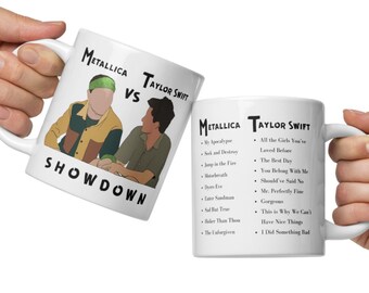 Survivor Charlie and Ben Mug - Survivor 46 Mug, Survivor Mug, Survivor Show Mug, Survivor Taylor Swift vs Metallica, Survivor Gift, Survivor