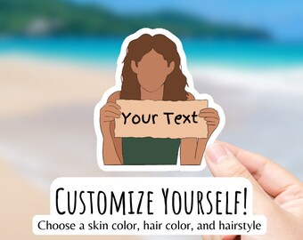 Custom Survivor Sticker - Personalized Survivor Sticker, Survivor Sticker, Survivor Show Sticker, Survivor Gift, Survivor Show Merch