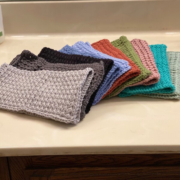 Hand Crocheted Cotton Washcloth