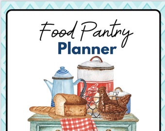 Food Pantry Inventory Planner * Homestead Organization * Printable Download