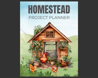 Homestead Project Printable Planner * Homestead Organization * Garden Project Planner * Farm Planner * Printable Download