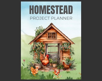 Homestead Planning Printable Bundle * 5 Planner Bundle * Homestead Organization*Farm Organization * Printable Download