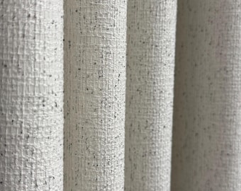 Linen Look Blackout Curtains, Custom Bedroom Curtain, Kids Nursery Decor