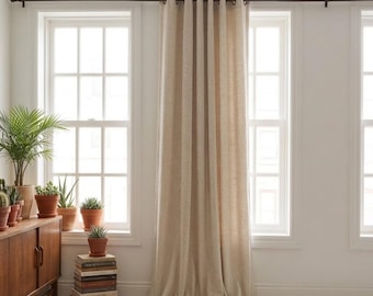 Custom Made Fluffy Blackout Curtains, Extra Wide Kids Nursery Curtain, Bedroom Drapes, Grommet, Hook And Ring, Rod Pocket Curtains