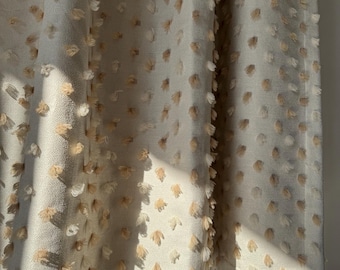 Linen Look Blackout Curtains: Kids Nursery Decor, Custom Pom Poms