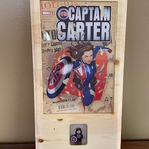 Captain Carter #1 Okładka komiksu z minifigurką