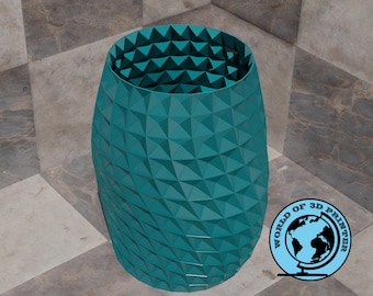 Geometrische vaas STL-bestand, plantenpot voor 3D-printer (digitale download)
