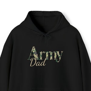 Army Dad Hoodie - Military Dad Hoodie - Army Strong - Camouflage - Proud Army Dad - Unisex Heavy Blend™ Hooded Sweatshirt