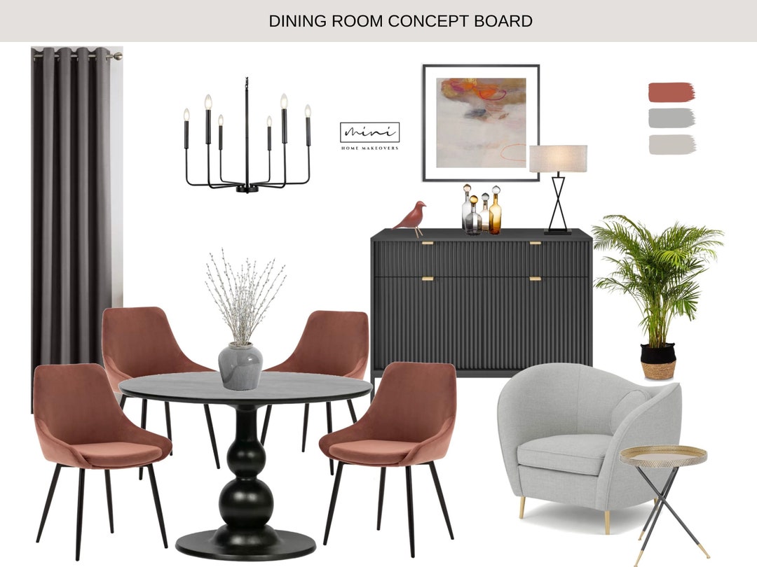 Dining Room | Pre-styled Concept Board With Shopping List (UK) | Online ...