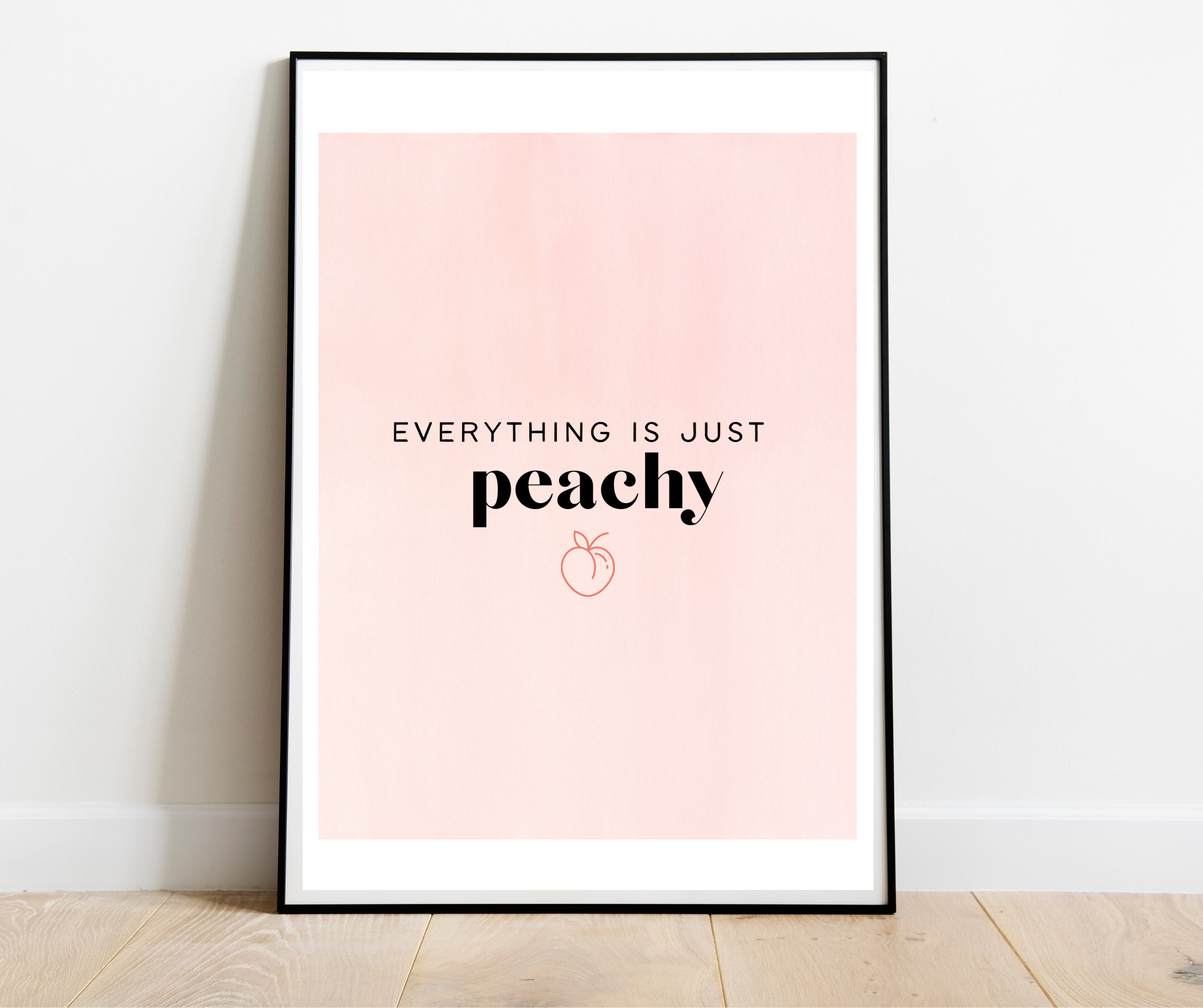 Peachy Digital Print