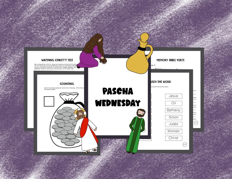 Orthodox Holy Week Printable Activity Pack, Coptic Orthodox, Christian ...