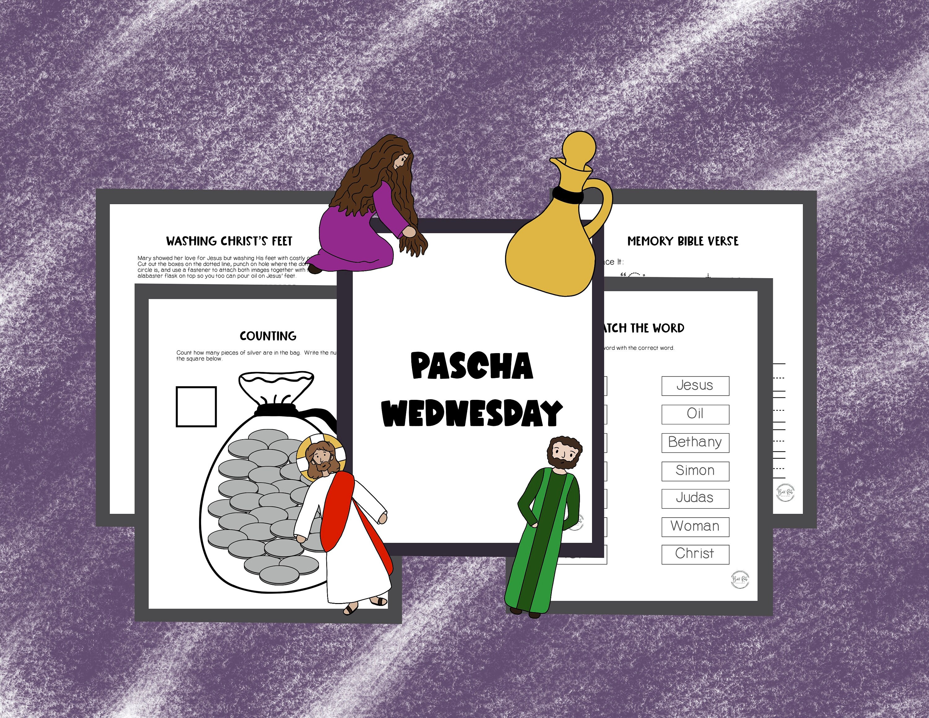 Orthodox Holy Week Printable Activity Pack Coptic Orthodox Etsy