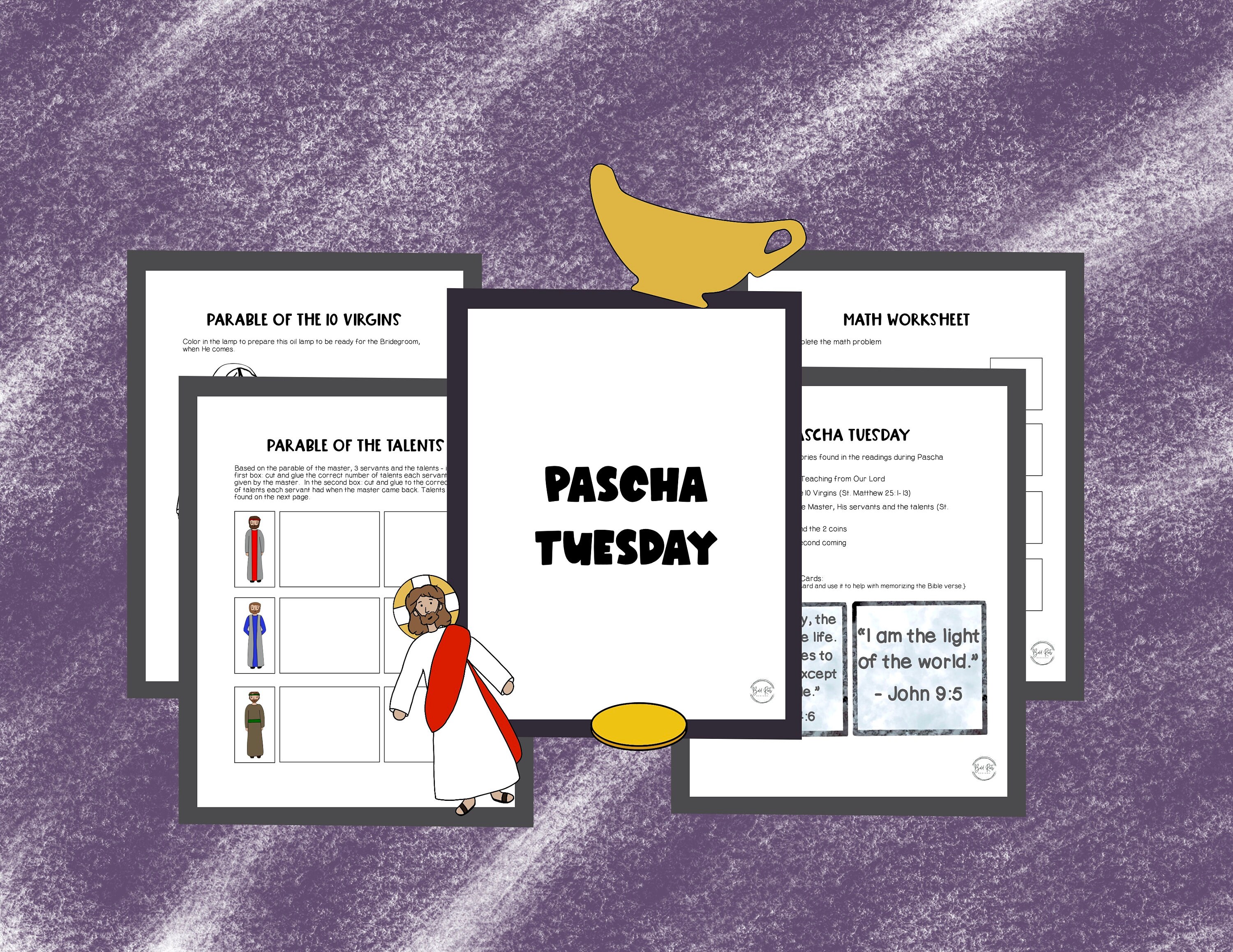 Orthodox Holy Week Printable Activity Pack Coptic Orthodox Etsy