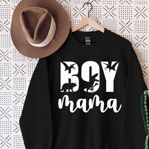 Boy Mama Sweater, Jurassic Sweat, Mother's Day Gift, Dinosaur Mom Hoodie, Dinosaur Birthday Sweatshirt, Gift for Mom,Dino Party