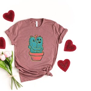 Cute Cactus Heart Funny Flower Gift Shirt Cute Cactus Heart Funny Flower Gift Shirt