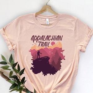 Vintage Hiking T-shirt, Appalachian Trail Hiking Shirt, Performance Tee, Gift for Hiking Lover, Gift for Dad, Mom, Comfy Softy Hiking Tee