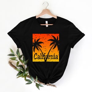 California Shirt, Cool Palm Tree Graphic Shirt, Funny Holiday Shirt, Cute Gift for Traveler, West Cost Tee, California Tee, City Shirt,