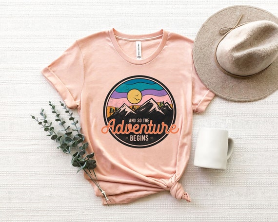 Camp Shirts And So The Adventure Begins T-Shirt