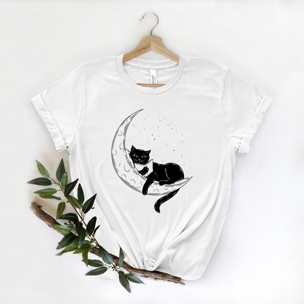 Black Cat Moon - Etsy