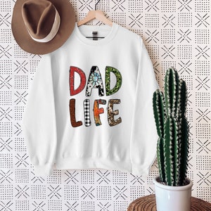 Cool Dad Life Sweatshirt, Funny Gift for Father&#39;s Day, Unisex Comfortable Pullover, Father&#39;s Day Gift, Funny Dad Sweater, Dad Life Apparel