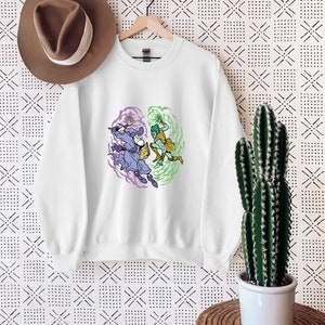 Wizard and Sorcerer Sweatshirt, Fantasy Graphic Sweater, Unisex Sweatshirt, Comfy Wizard Lover Pullover Sweatshirt, Magical Sweater,