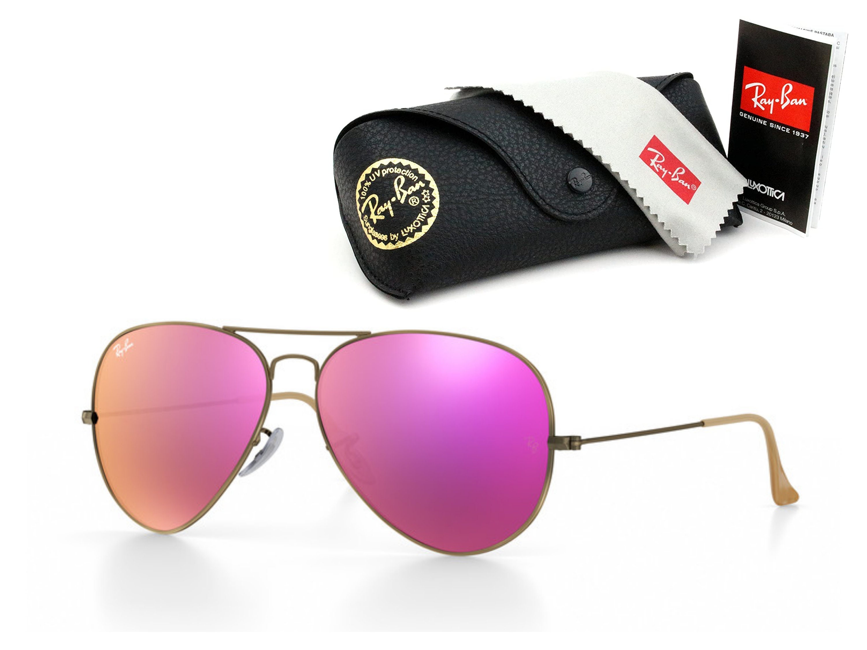 ray ban aviator 55mm