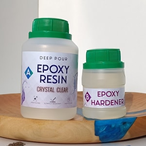 300g Epoxy Resin + Hardener | Craft Resin | Crystal Clear | Fast Cure | Epoxy Resin for Art, Jewelry and Crafts | MiniPack