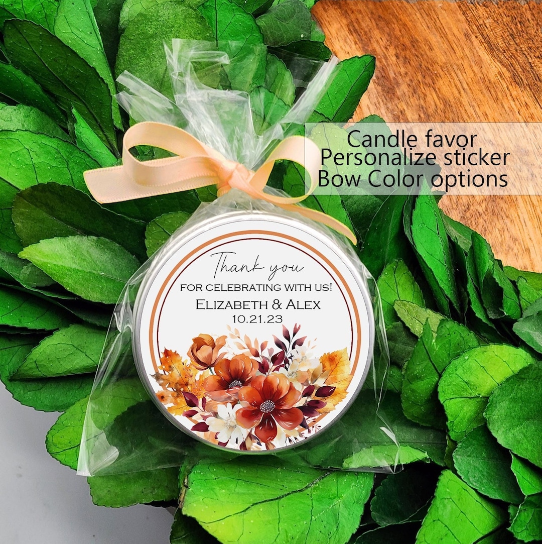 Fall Party Favors Fall Baby Shower Favor Fall Bridal Etsy