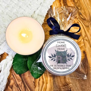 Housewarming favors - Housewarming candle favors - new home party favors -  realtor thank you gifts - house warming favors