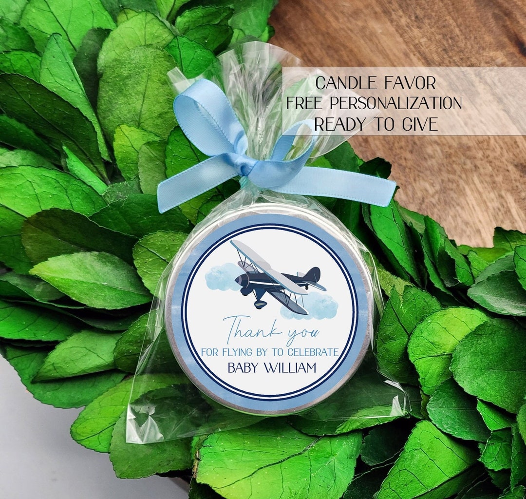Aviation Baby Shower Favors Airplane Baby Shower Airplane Etsy