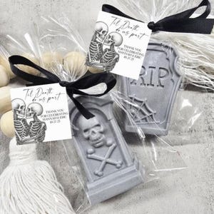 Til Death Do Us Part Soap Favor – Gothic Engagement Gift – Halloween Wedding Keepsake