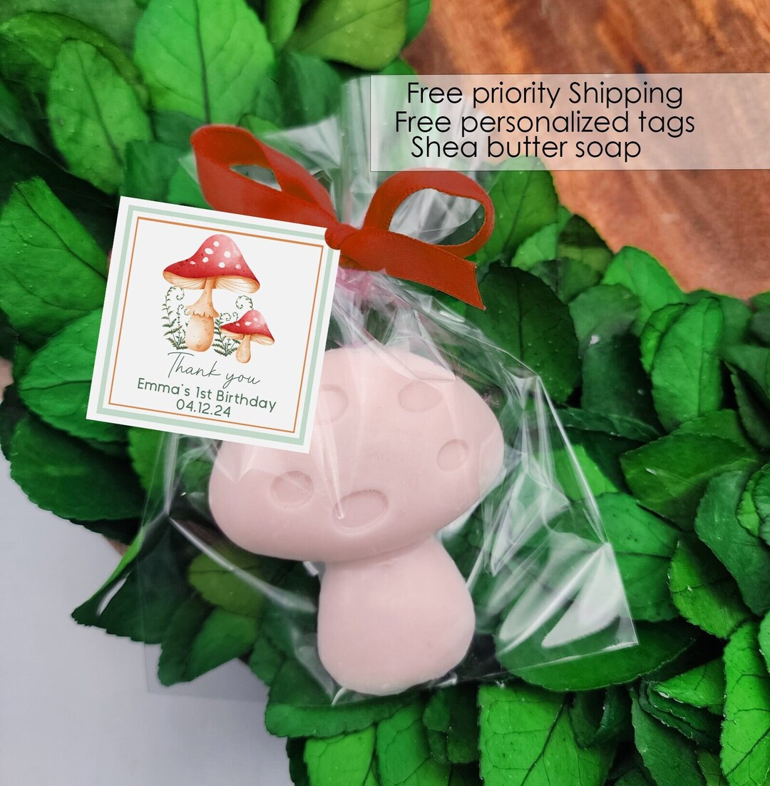 Mushroom Baby Shower Mushroom Bridal Shower Mushrooms Soap Favors